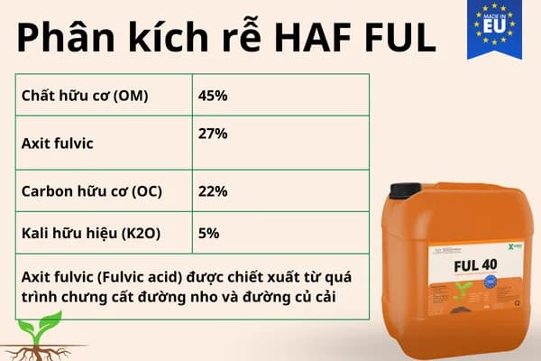 Phân bón kích rễ HAF FUL — ảnh 3